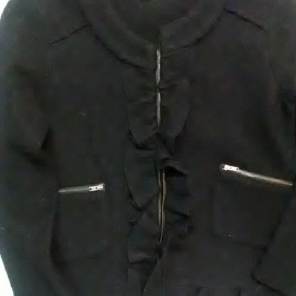 Black short sweater jacket - Picture 4 of 4